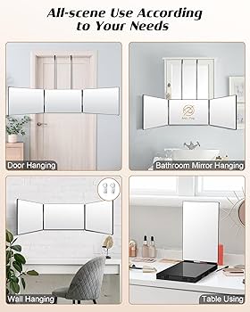 3 way Folding Mirror