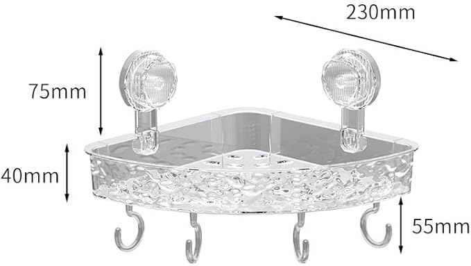 Acrylic Wall Mounted shelf