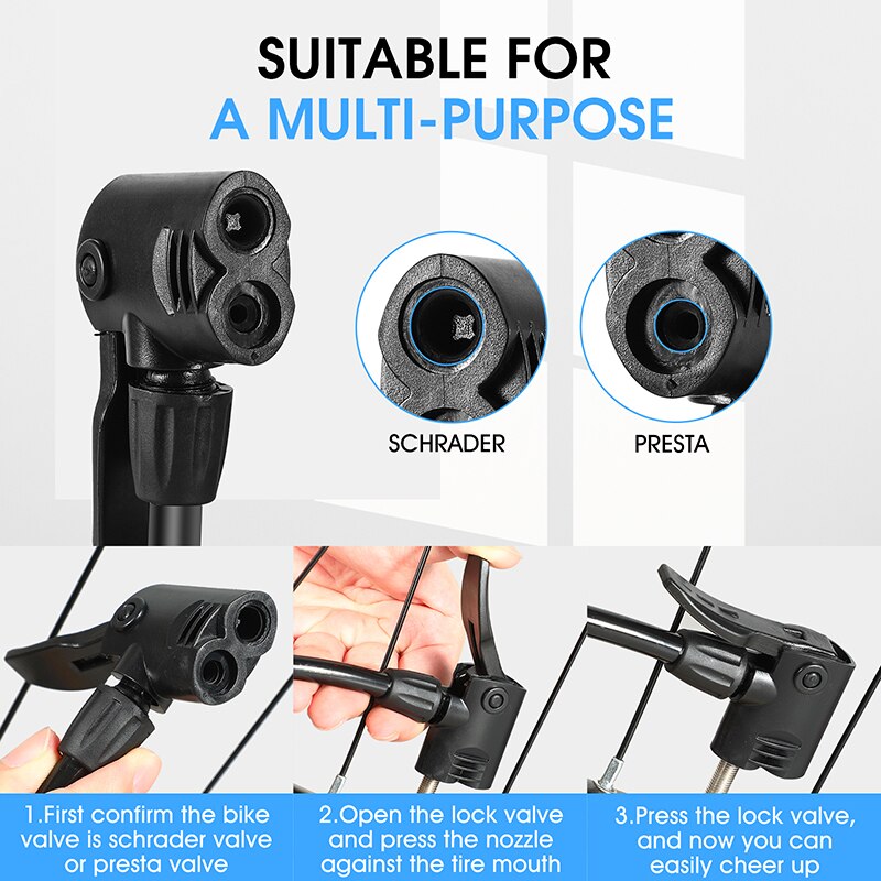 Manual Portable Tire floor pump