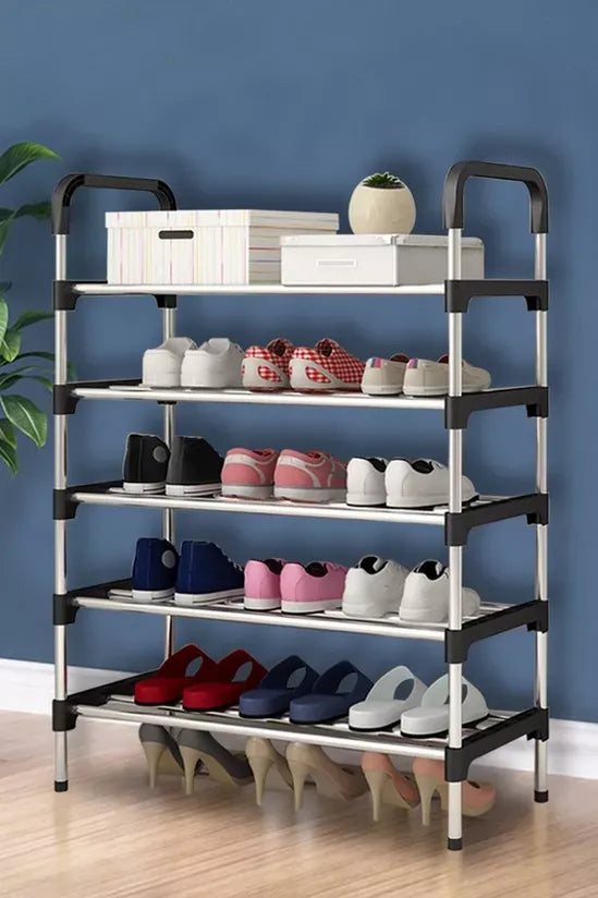5 Layer Stainless Steel Shoe Rack