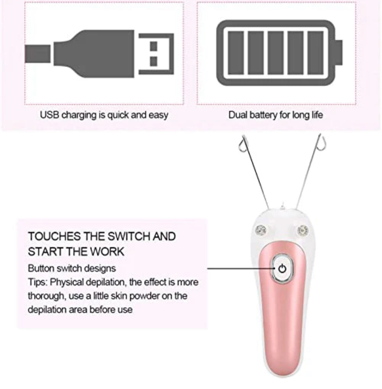 Electric fast and easy Hair Remover