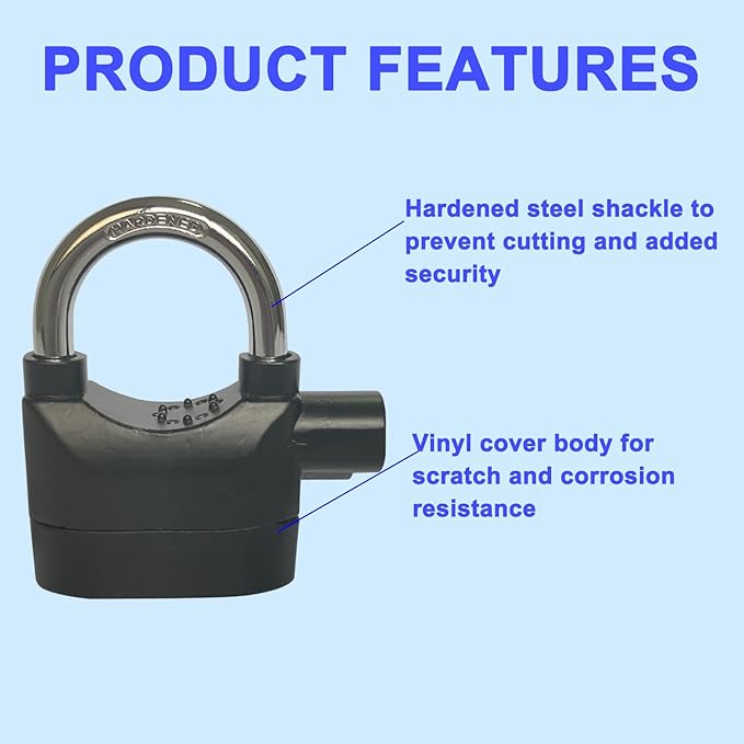 Anti-Theft Alarm Lock