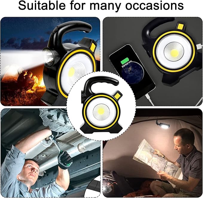 Solar & USB Charging Emergency Light