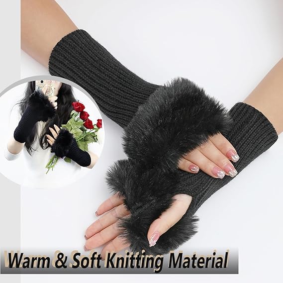 Women Fingerless Gloves