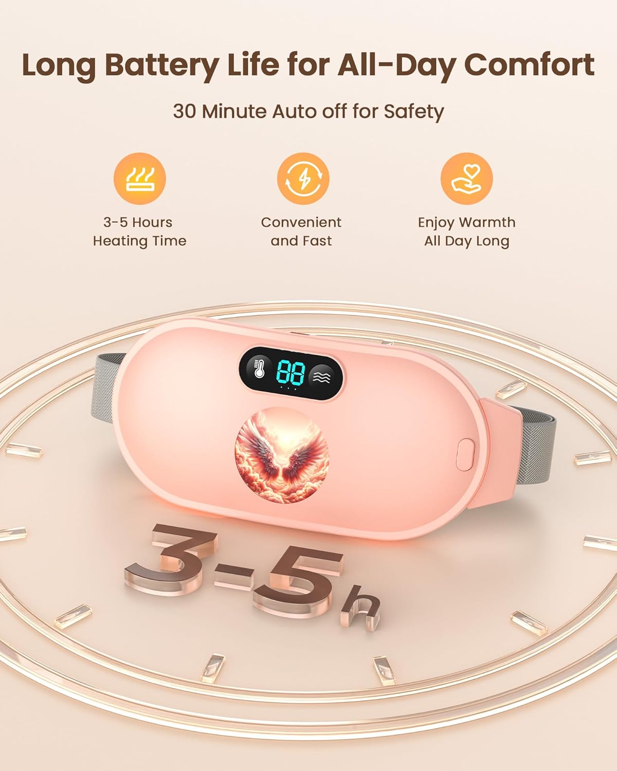 Portable Heating Cramp Belt