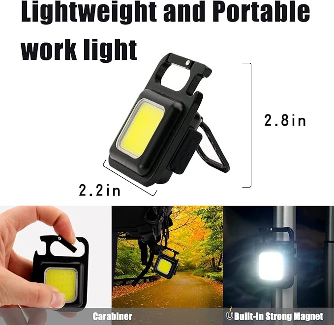 Portable Mini LED Light with keychain