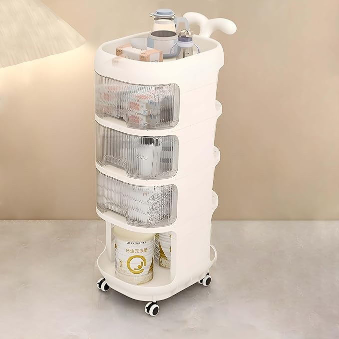 Multi Tier Rolling Storage Rack Baby Care