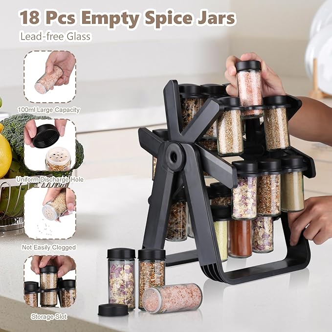 Ferris 18 Jar Rotating Spice Rack