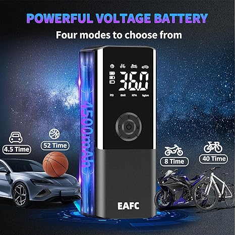 3in1 Chargeable car air compressor/flash/power bank