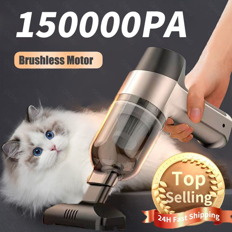 Cordless Handheld Auto Vacuum Home & Car Dual Use