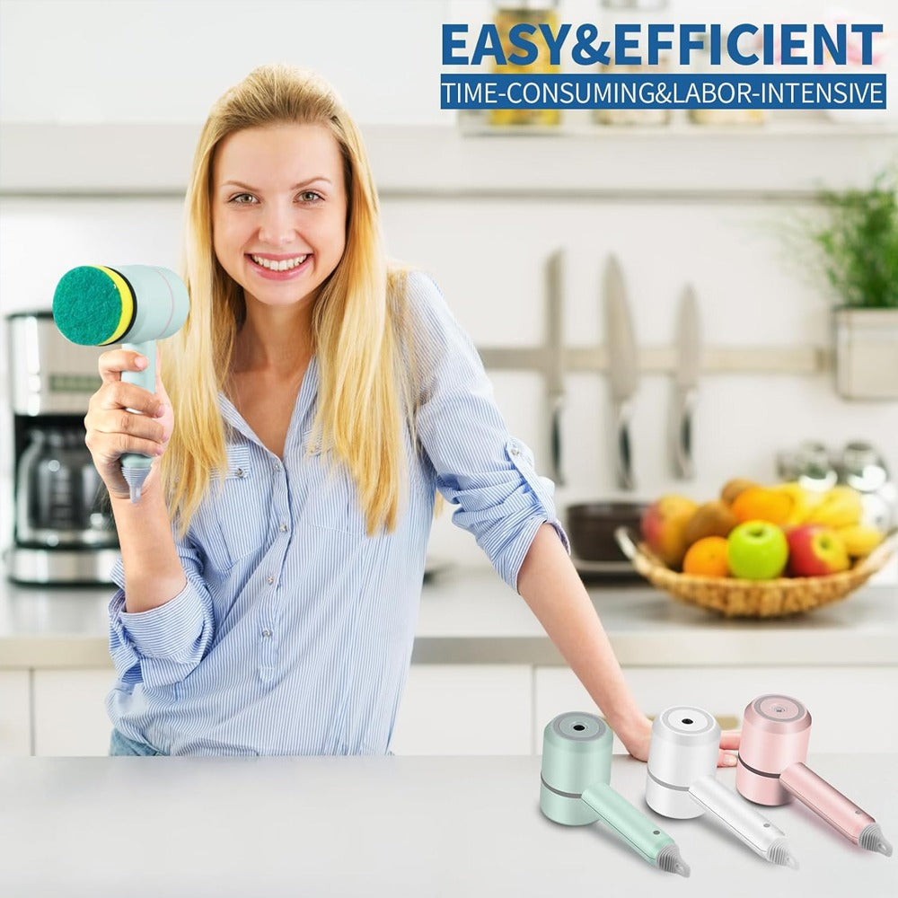 Cleaning Brush | Fast cleaning | Handheld | Electric | USB-powered