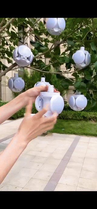 4 in 1 Solar Hanging LED Bulb