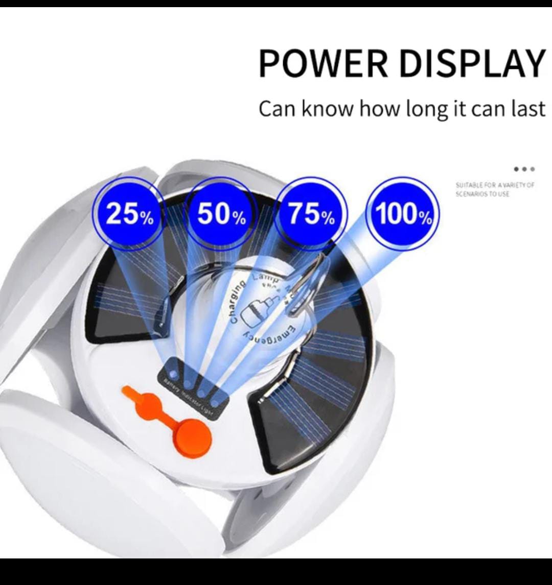 4 in 1 Solar Hanging LED Bulb