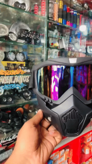 Detachable Bike face Mask