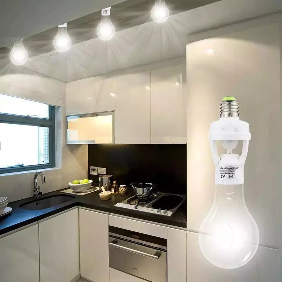 Bulb Holder with Sensor Motion