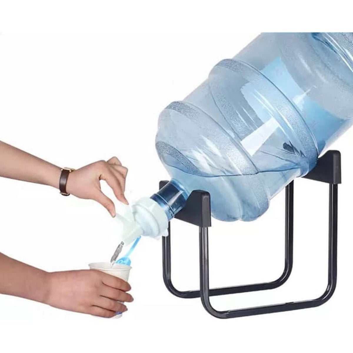 Water bottle Stand with Nozzle