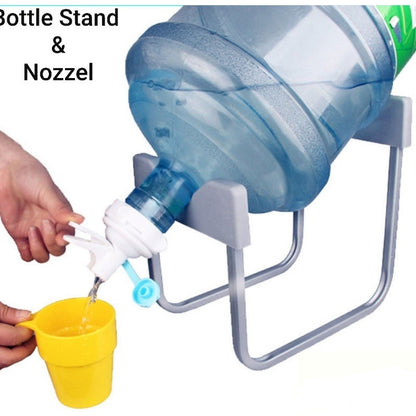Water bottle Stand with Nozzle