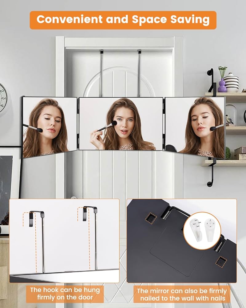 3 way Folding Mirror