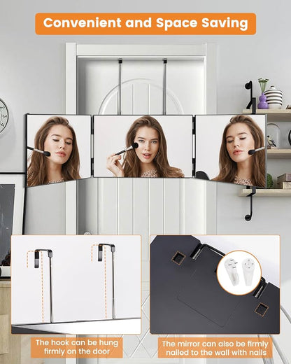 3 way Folding Mirror
