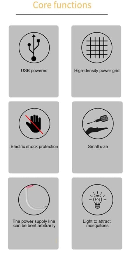 Mini Mosquito Killer Racquet Lamp