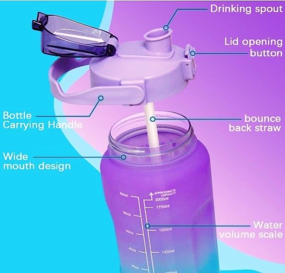 3 Pieces Water Bottle