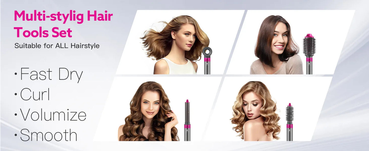 5 in 1 Multifunctional Hair Dryer Comb Styler