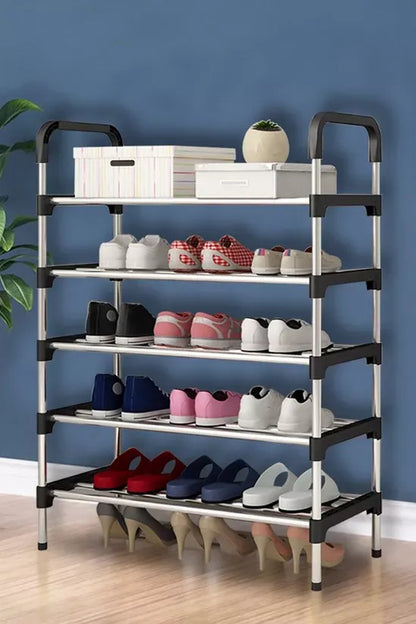5 Layer Stainless Steel Shoe Rack