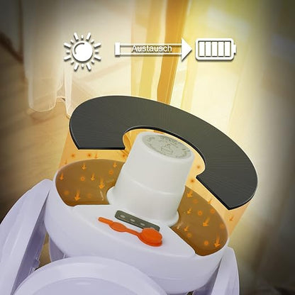 4 in 1 Solar Hanging LED Bulb