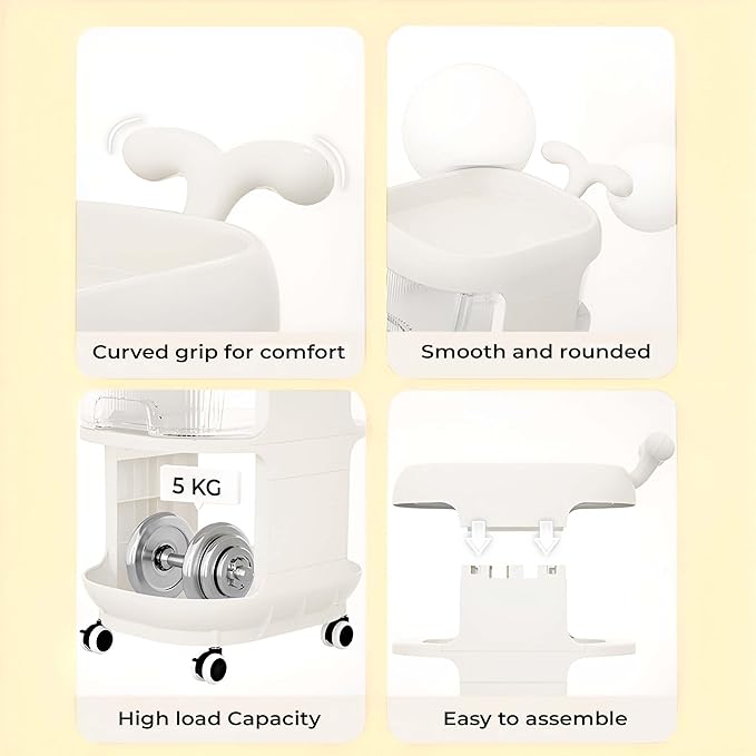 Multi Tier Rolling Storage Rack Baby Care