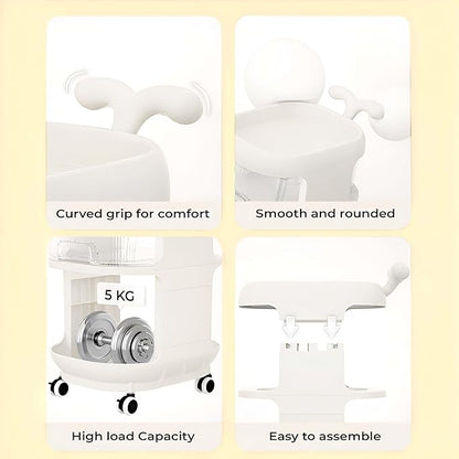 Multi Tier Rolling Storage Rack Baby Care