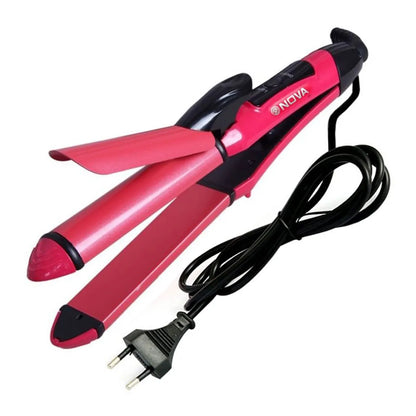 2-in-1 Hair Straightener And Curler