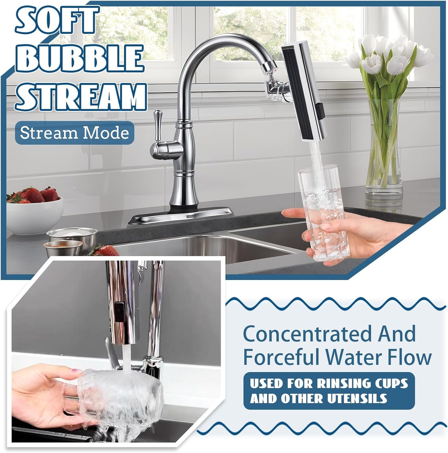 4 Modes Universal Shower Faucet