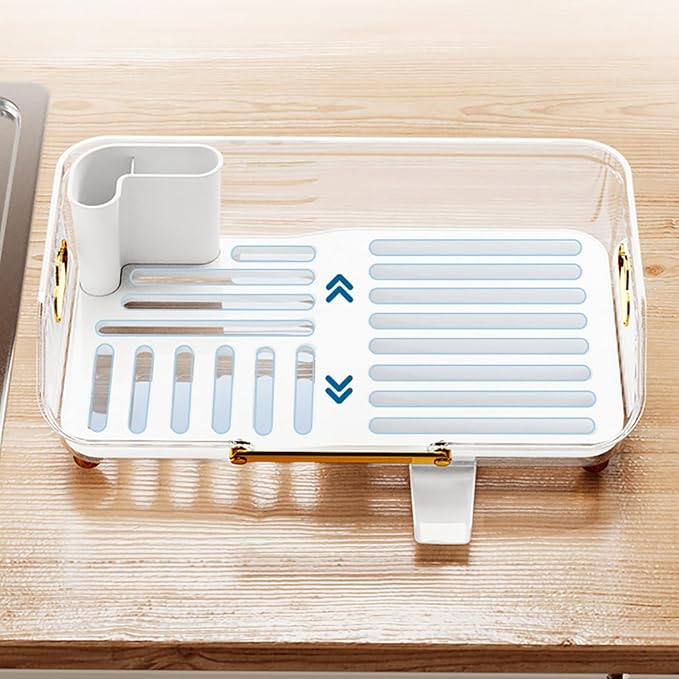 Acrylic Luxury Dish Drain Rack