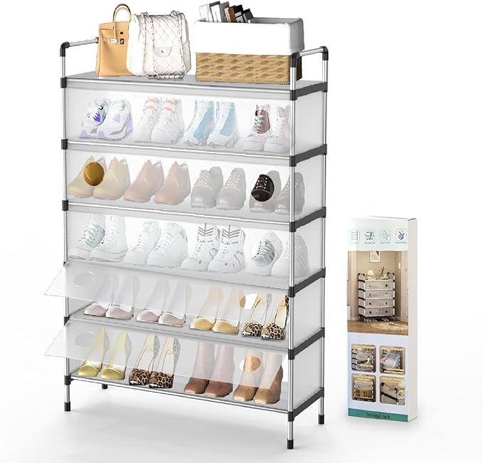5 LAYERS Dust Proof Shoe Rack