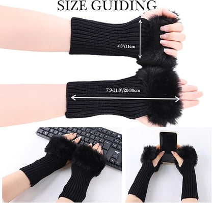 Women Fingerless Gloves