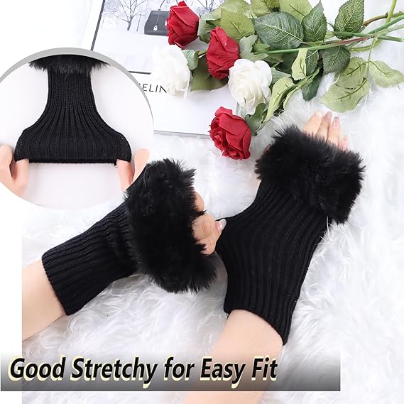 Women Fingerless Gloves