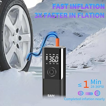 3in1 Chargeable car air compressor/flash/power bank