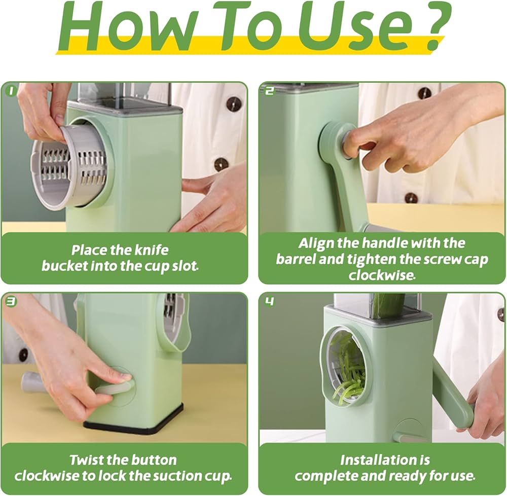 4in1 Multiple functional Vegetable Slicer