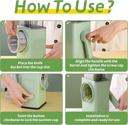 4in1 Multiple functional Vegetable Slicer