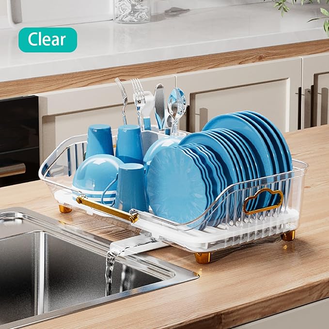 Acrylic Luxury Dish Drain Rack