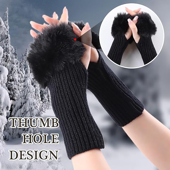 Women Fingerless Gloves