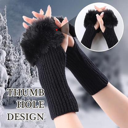 Women Fingerless Gloves