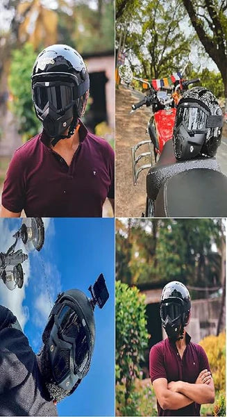 Detachable Bike face Mask