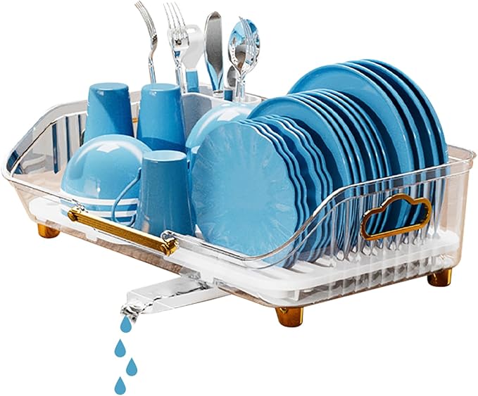 Acrylic Luxury Dish Drain Rack