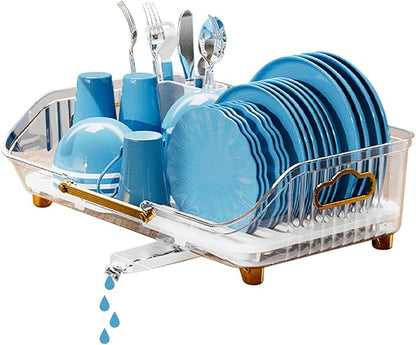 Acrylic Luxury Dish Drain Rack