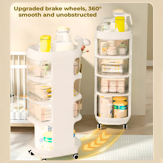Multi Tier Rolling Storage Rack Baby Care