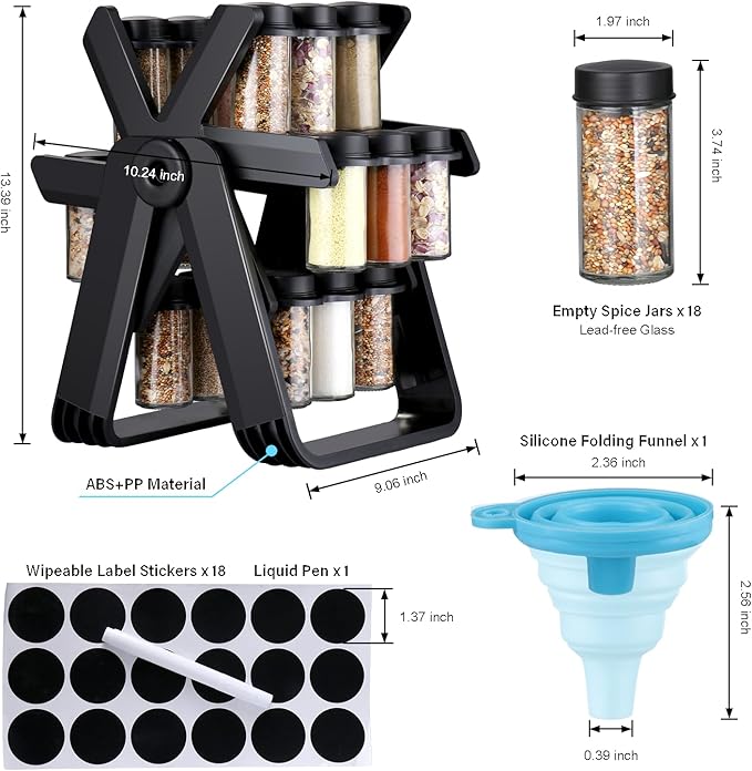 Ferris 18 Jar Rotating Spice Rack