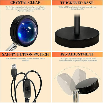 Sunset Projection Lamp,180 Degree