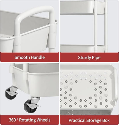 4 layer Storage Trolly Rack