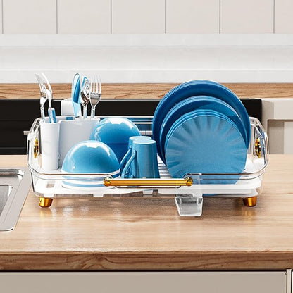 Acrylic Luxury Dish Drain Rack